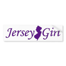 Jersey Girl Bumper Sticker
