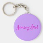 Jersey Girl Keychain Purple