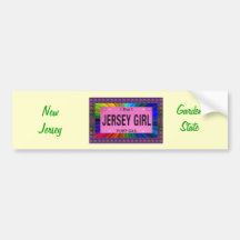 Jersey Girls/Gal Bumper Sticker