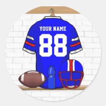 Jersey personnalisé de fer de grille de football a autocollants