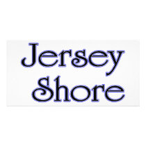 Jersey Shore blue Customized Photo Card