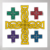Jerusalem Cross print