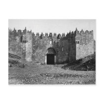 Jerusalem Damascus Gate Vintage 1870 Photo Post Cards
