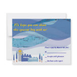 Jerusalem Musical Sky Bar Bat Mitzvah Invitation
