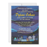 Jerusalem Musical Sky Bar Bat Mitzvah Invitation