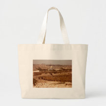 Jerusalem of Gold Canvas Bag