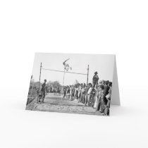 Jerusalem Pole Vault, 1930s Card