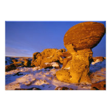 Jerusalem Rocks in Winter near Sweetgrass Photo Print