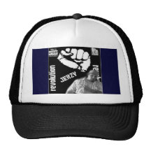 jerzy album black white trucker hat