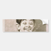 Jess of the Barz, 'The Kid' Retro Theatre Bumper Sticker