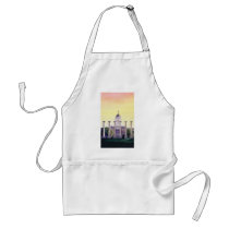 "Jesse Hall" University of Missouri Watercolor Apron