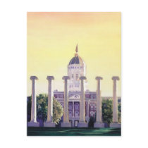 "Jesse Hall" University of Missouri Watercolor Post Card