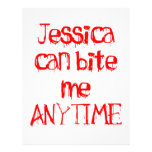 Jessica Can Bite Me Anytime Letterhead Template