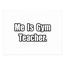 J'est professeur de gymnase cartes postales