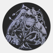 Jester of Spades Sticker