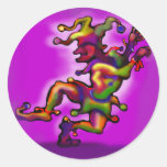 Jester Round Sticker