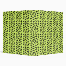 Jesters Lime Vinyl Binder
