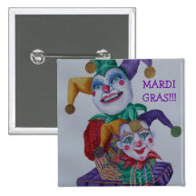 Jesters on Bourbon St. Button