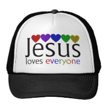 Jésus aime chacun chapeaux