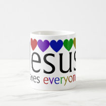 Jésus aime chacun tasses