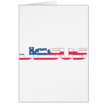 Jesus American 3D Cards