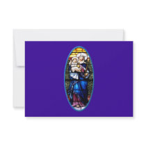 Jesus and Mary stained glass window Announcement