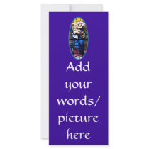 Jesus and Mary stained glass window Full Color Rack Card