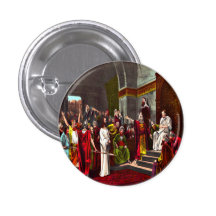Jesus and Pilate button