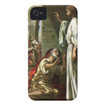 Jesus and the man at the Pool iPhone 4 Covers