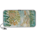 Jesus at Christmas Looking Through Veil of Snow Mp3 Speaker