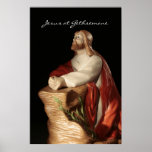 Jesus at Gethsemane Poster