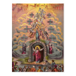 Jesus at Heaven's Gate, Vintage Christian Postcard