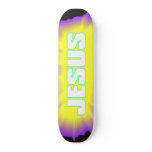 Jesus Black & Purple skateboards