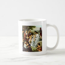 Jesus blessing the children coffee mug