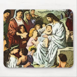 Jesus blessing the children mousepads