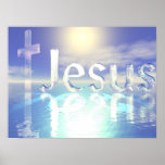 Jésus bleu posters