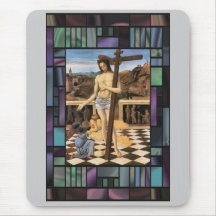 Jesus Blood Of The Redeemer Religious Mousepad