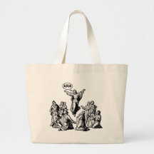 Jesus BRB lol shirt Canvas Bags