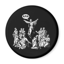 Jesus BRB lol shirt Magnets