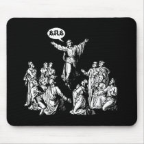 Jesus BRB lol shirt Mouse Pad