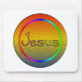 Jesus Button Mousepad