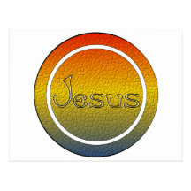 Jesus Button Postcards