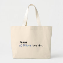 Jesus Canvas Bags
