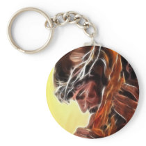 Jesus Carrying The Cross Key Chains