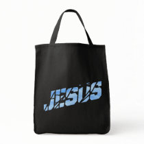 Jesus cassé bleu clair bag