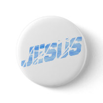 Jesus cassé bleu clair pin
