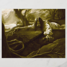 Jesus Christ Agony in the Garden of Gethsemane Full Color Flyer