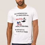 Jesus Christ and the American Soldier t-shirts
