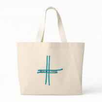 Jésus Christ croix bleue Bags
