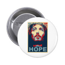 Jesus Christ Hope Button